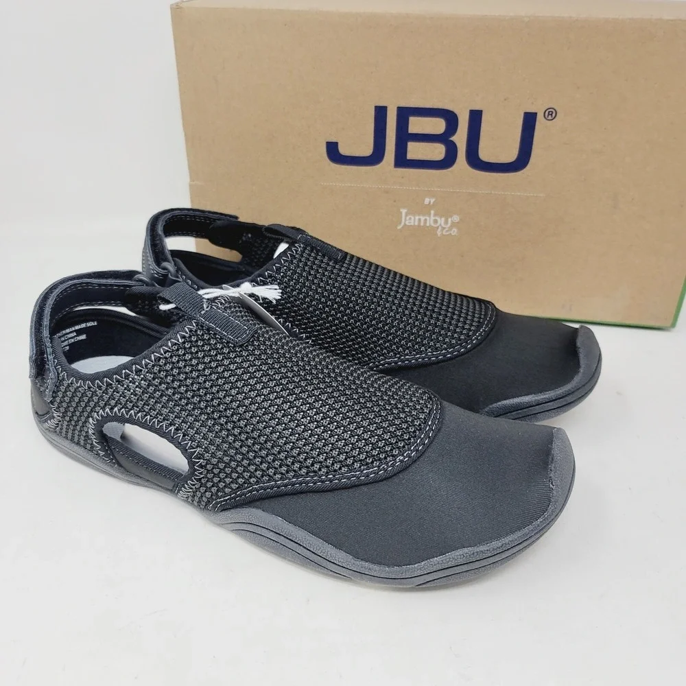 JBU by Jambu Women's Sandals Size 8.5 M Water Beach Pebble Black Fisherman